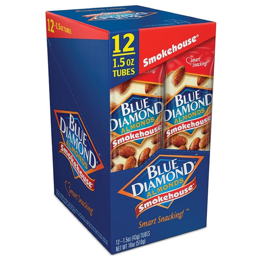 BlueDiamond Smokehouse Almonds - Smokehouse BBQ - 1.50 oz - 12 / Box