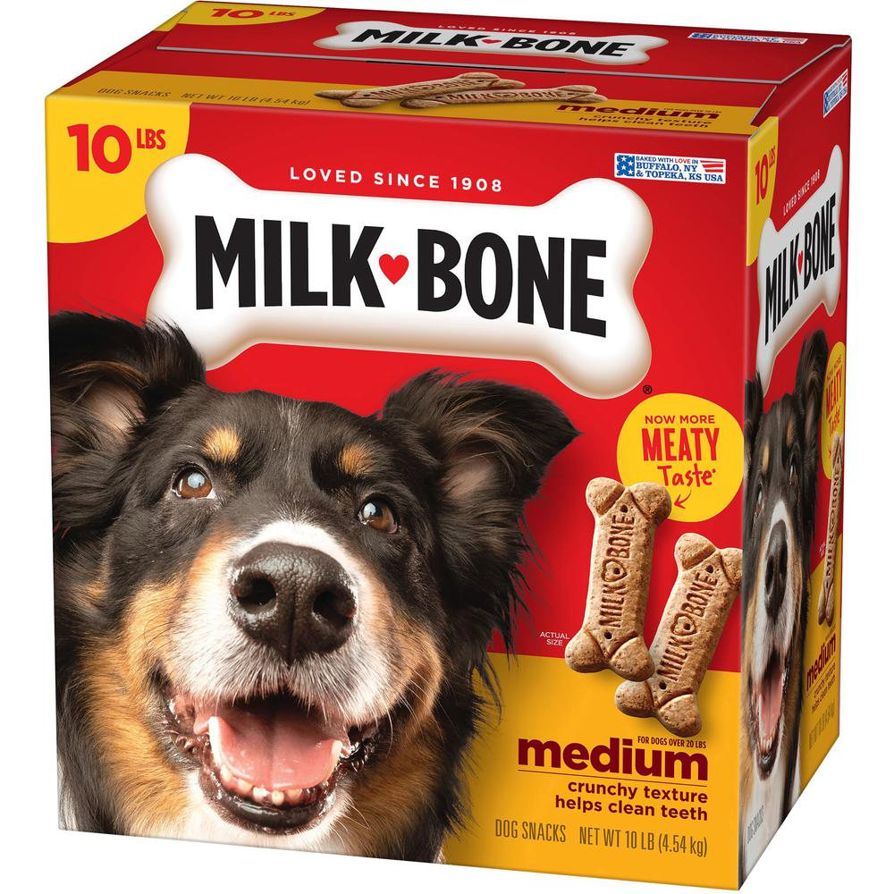 Milk-Bone Original Dog Treats - For Dog - Bone - Meat Flavor - 10 lb