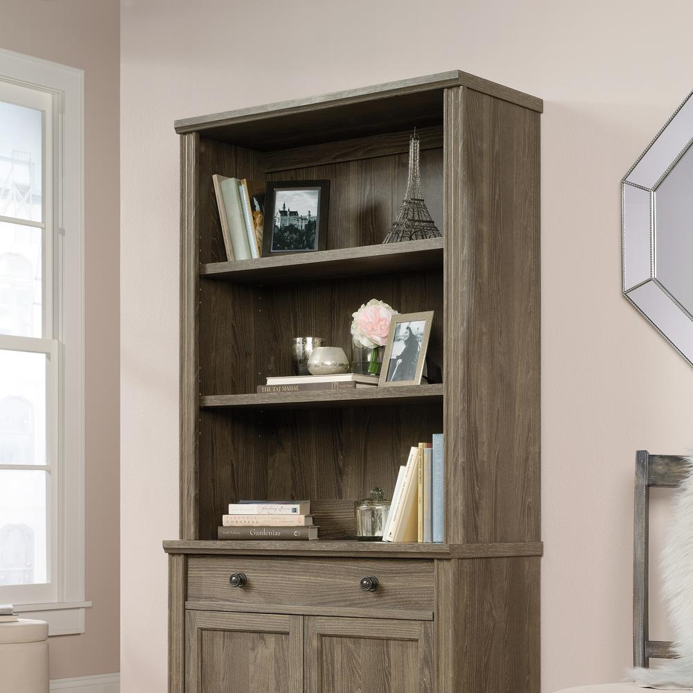 Hammond Library Hutch Emery Oak - Enhance Your Workspace