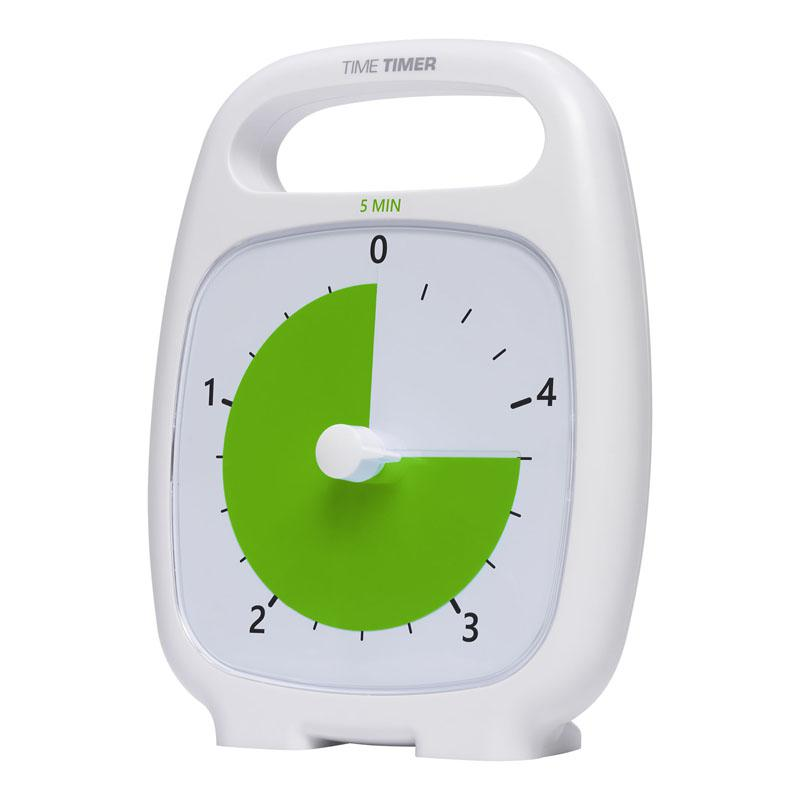 PLUS 5 Minute Timer, White