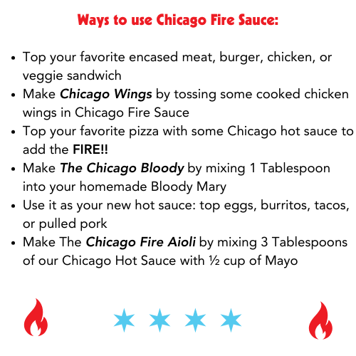 Chicago Sauce & Chicago Fire Sauce