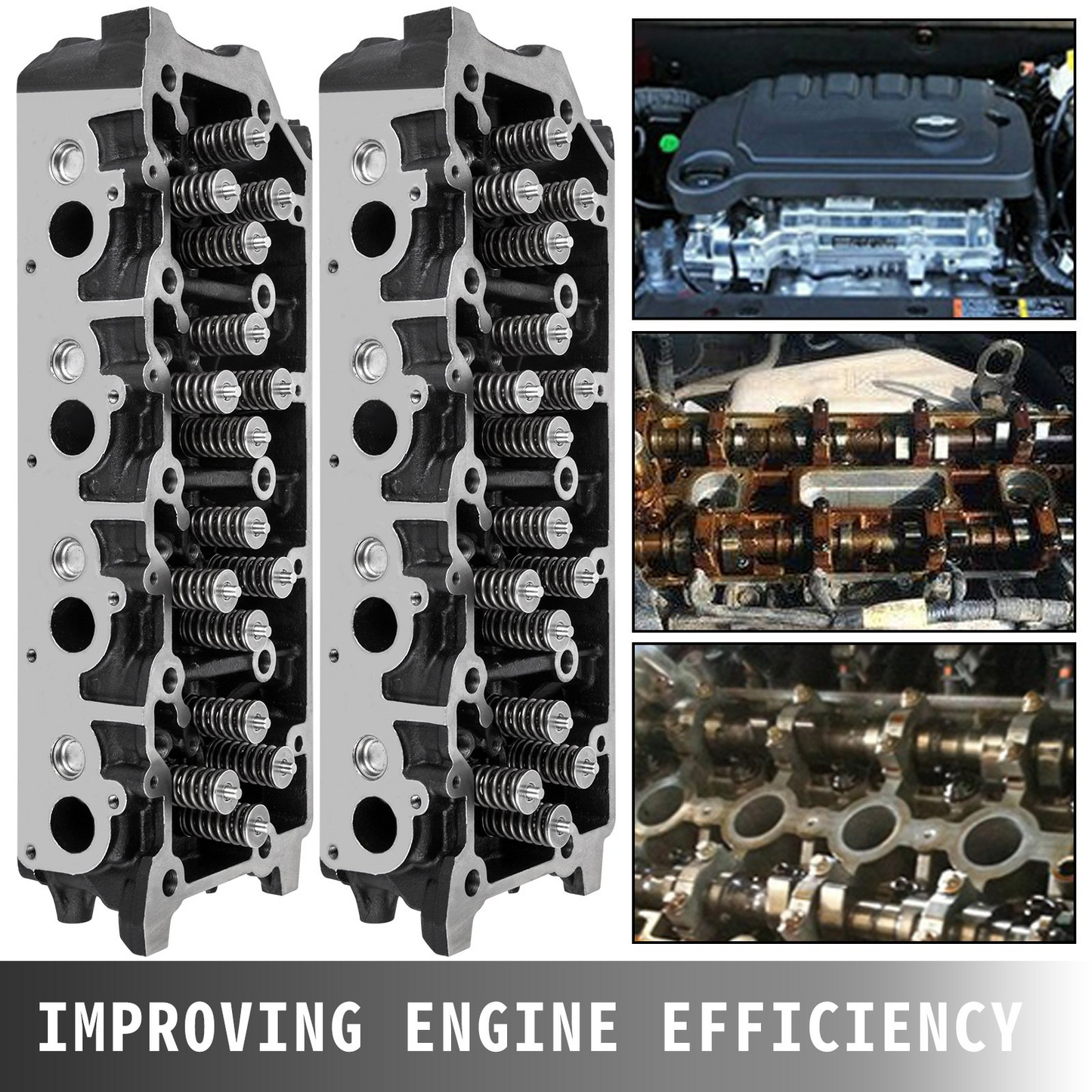 2 X Cylinder Head 18mm For Ford F-250 F-350 F-450 F550 6.0l Powerstroke Diesel