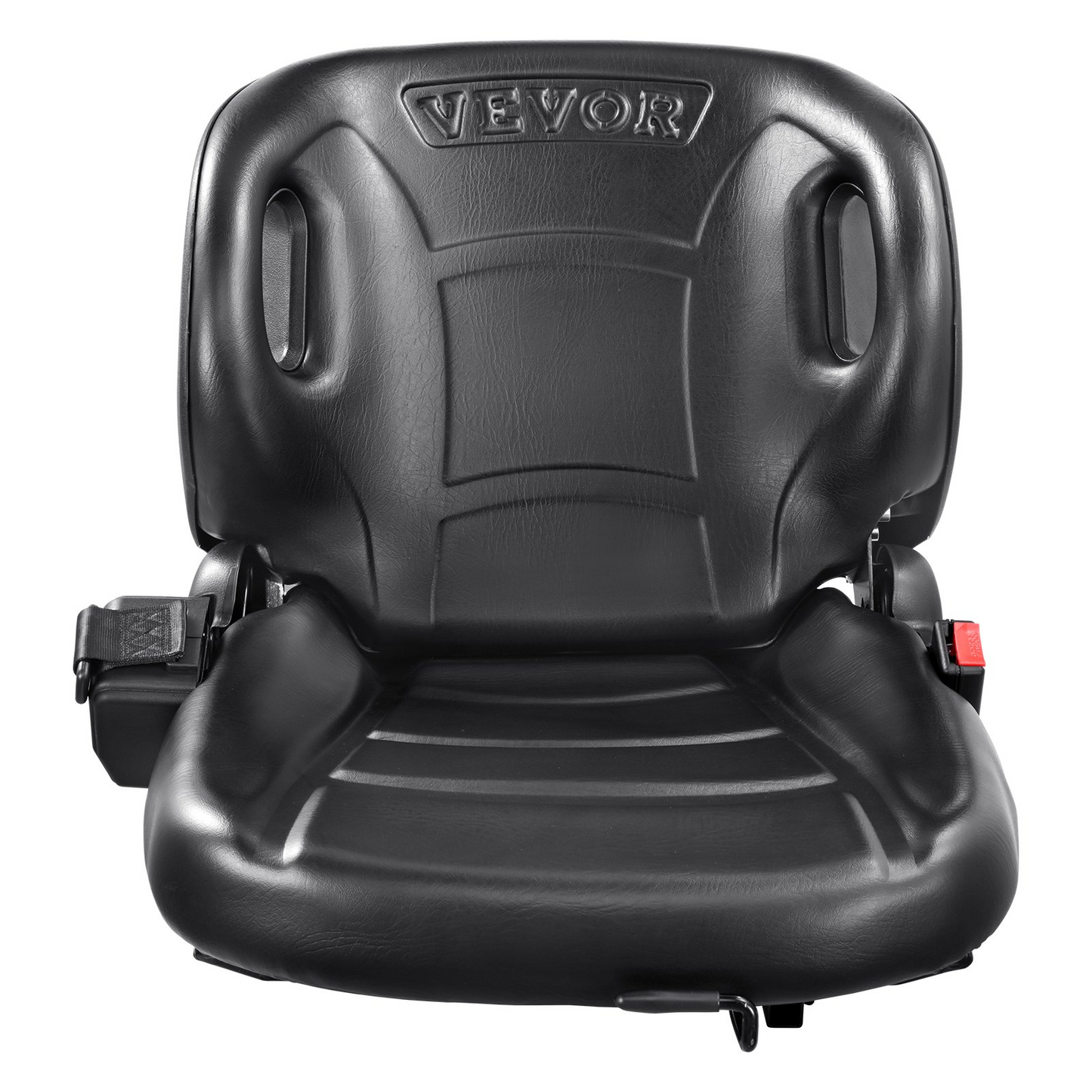 VEVOR Universal Forklift Seat | Adjustable Angle Back | Micro Switch and Seatbelt