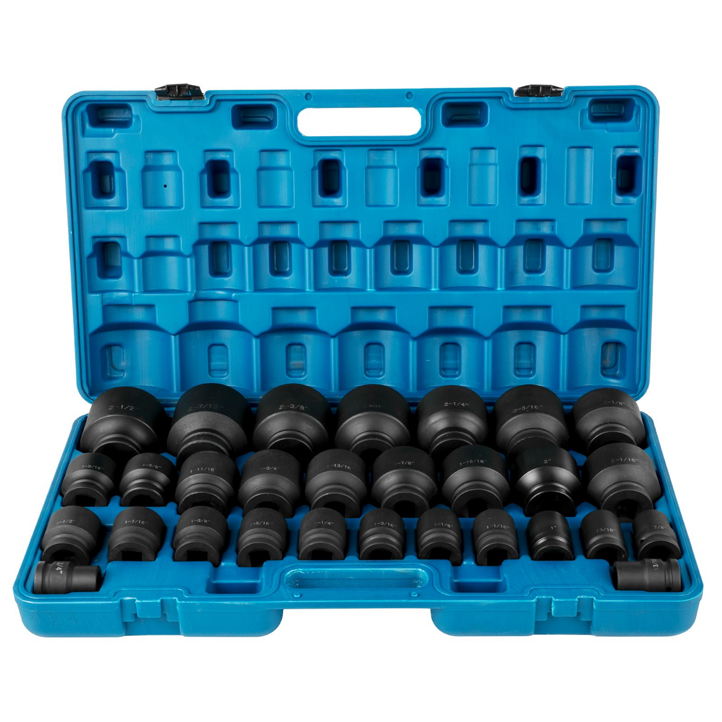 VEVOR Impact Socket Set 3/4 Inches - 29 Piece 6-Point Sockets