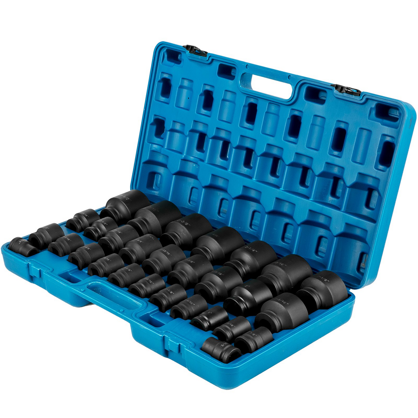 VEVOR Impact Socket Set 3/4 Inches - 29 Piece 6-Point Sockets