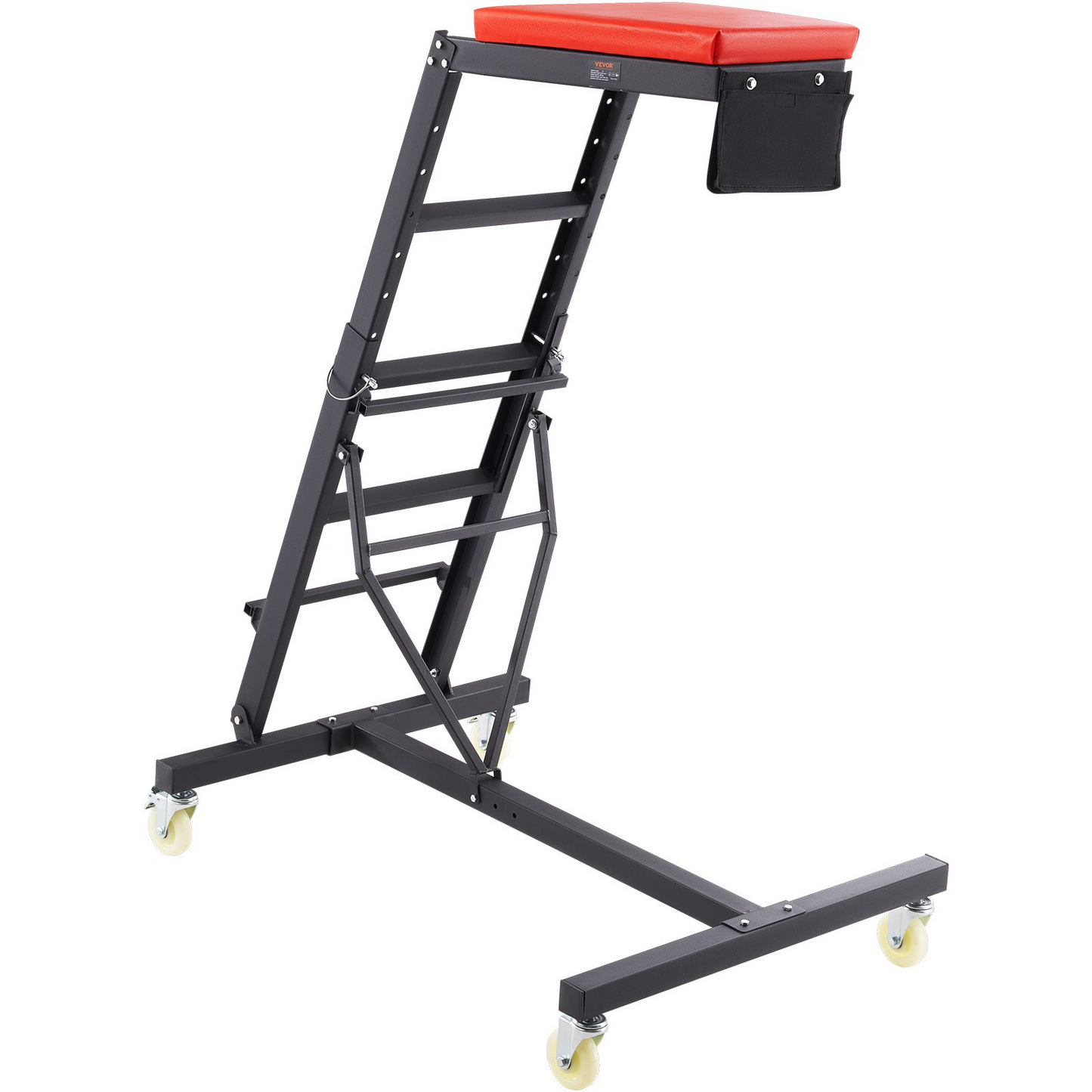 VEVOR Automotive Topside Creeper | Adjustable Height 49.6" to 75.6" | 400 LBS Capacity | High Creeper with 4 Swivel Caster Wheels