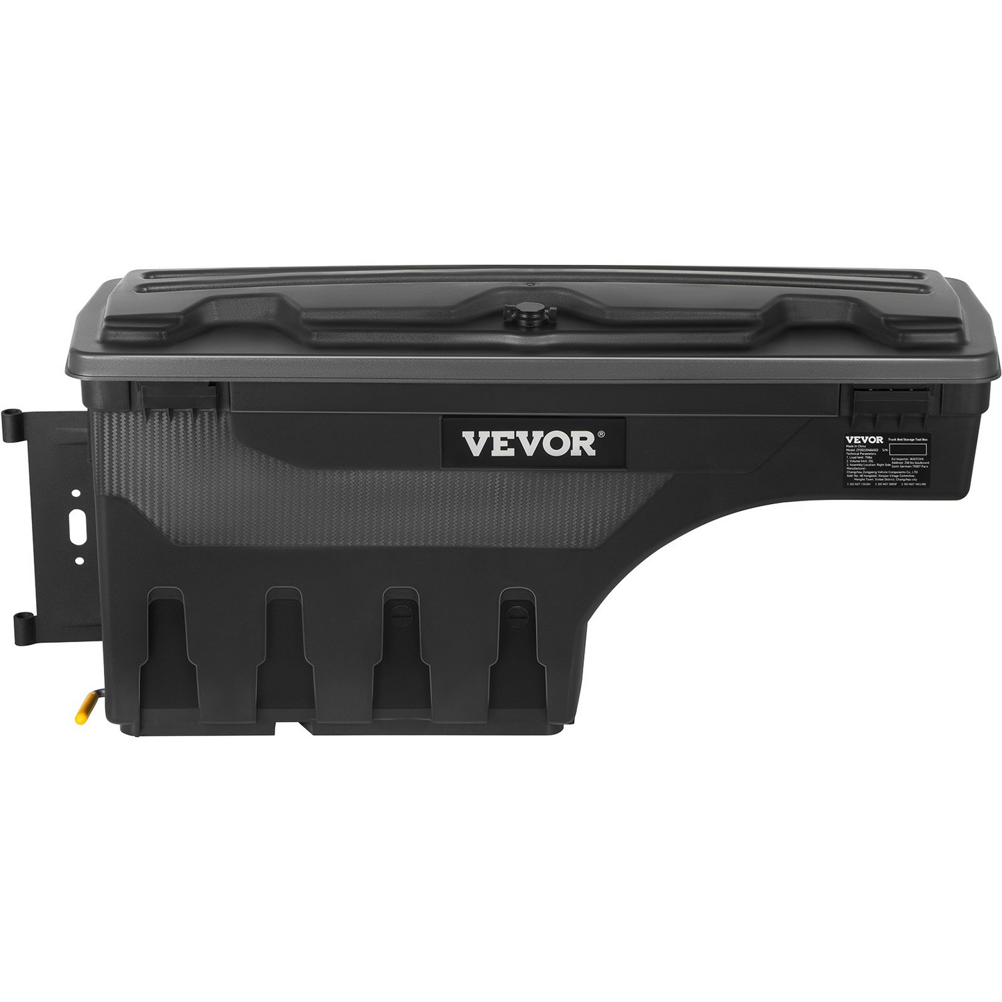 VEVOR Truck Bed Storage Box, Lockable Swing Case with Password Padlock