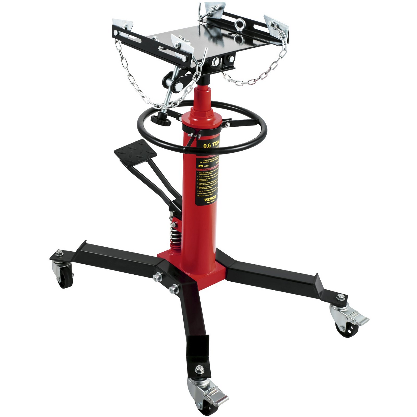 VEVOR Transmission Jack - Hydraulic Telescopic Transmission Jack, 2-Stage Floor Jack Stand