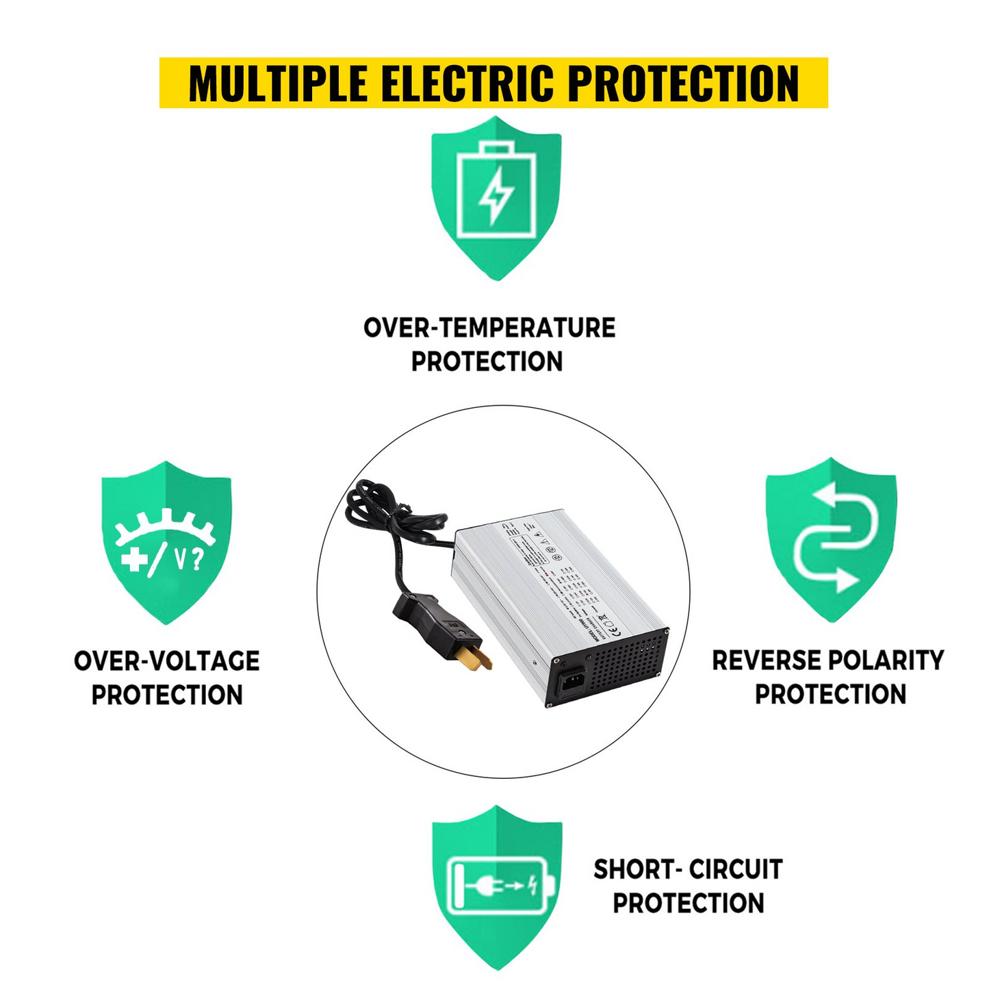 VEVOR Golf Cart Battery Charger 36V Club Car Charger 18A