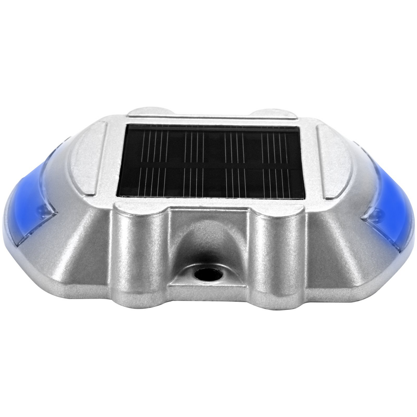 VEVOR Driveway Lights 8-Pack Solar Driveway Lights Bright Blue Solar Deck Lights Outdoor Waterproof Wireless Dock Lights 6 LEDs for Deck Dock Driveway Path Warning Garden Walkway Sidewalk Steps