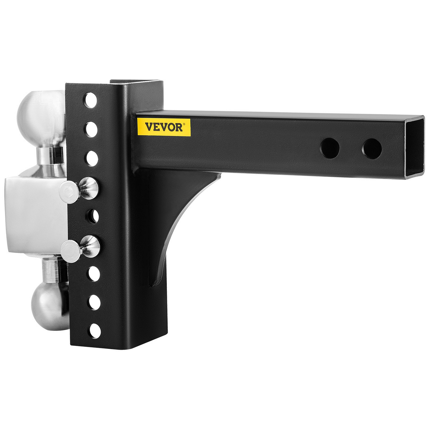 VEVOR Adjustable Trailer Hitch, 6" Rise & Drop Hitch Ball Mount 2" Receiver 22,000 LBS Rating