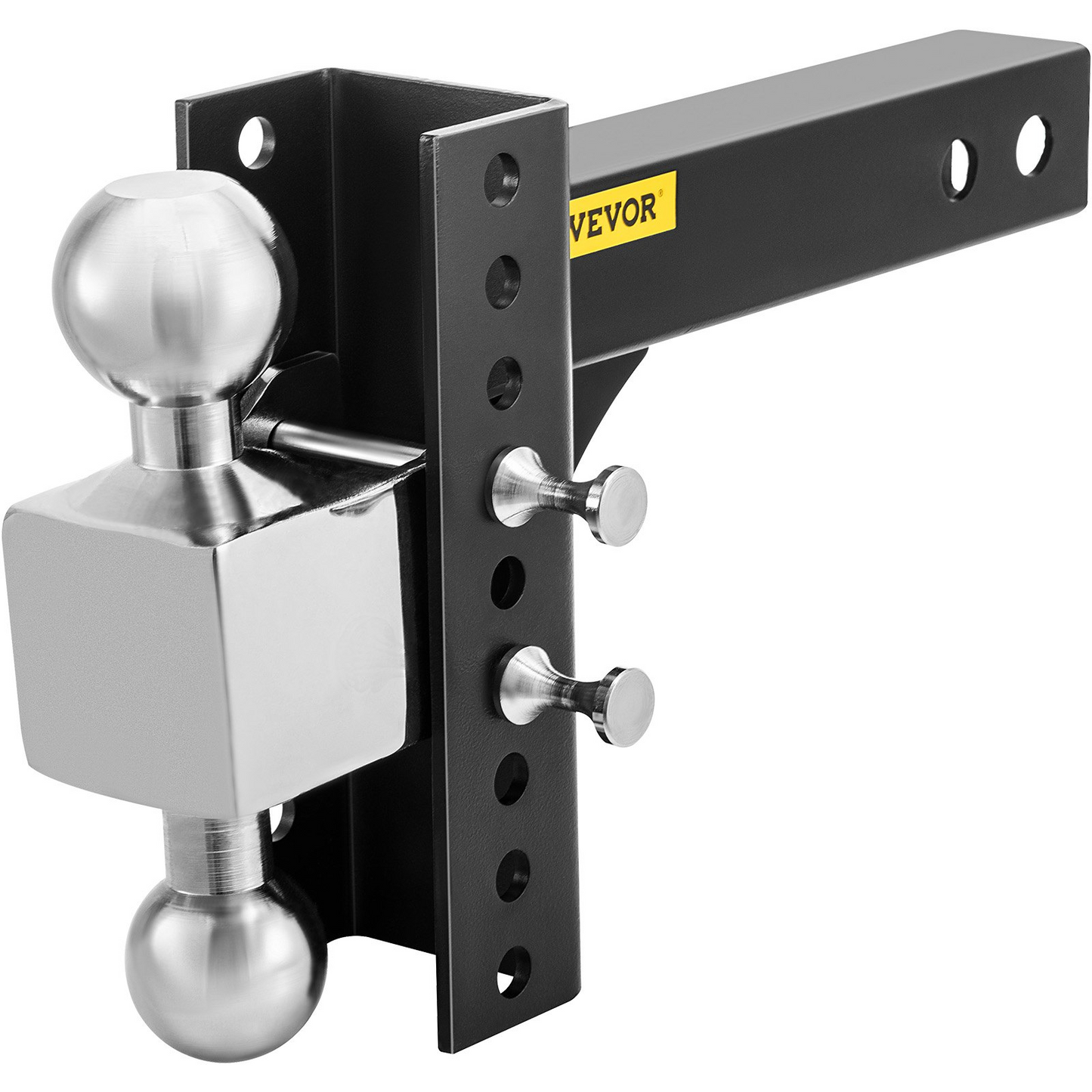 VEVOR Adjustable Trailer Hitch, 6" Rise & Drop Hitch Ball Mount 2" Receiver 22,000 LBS Rating