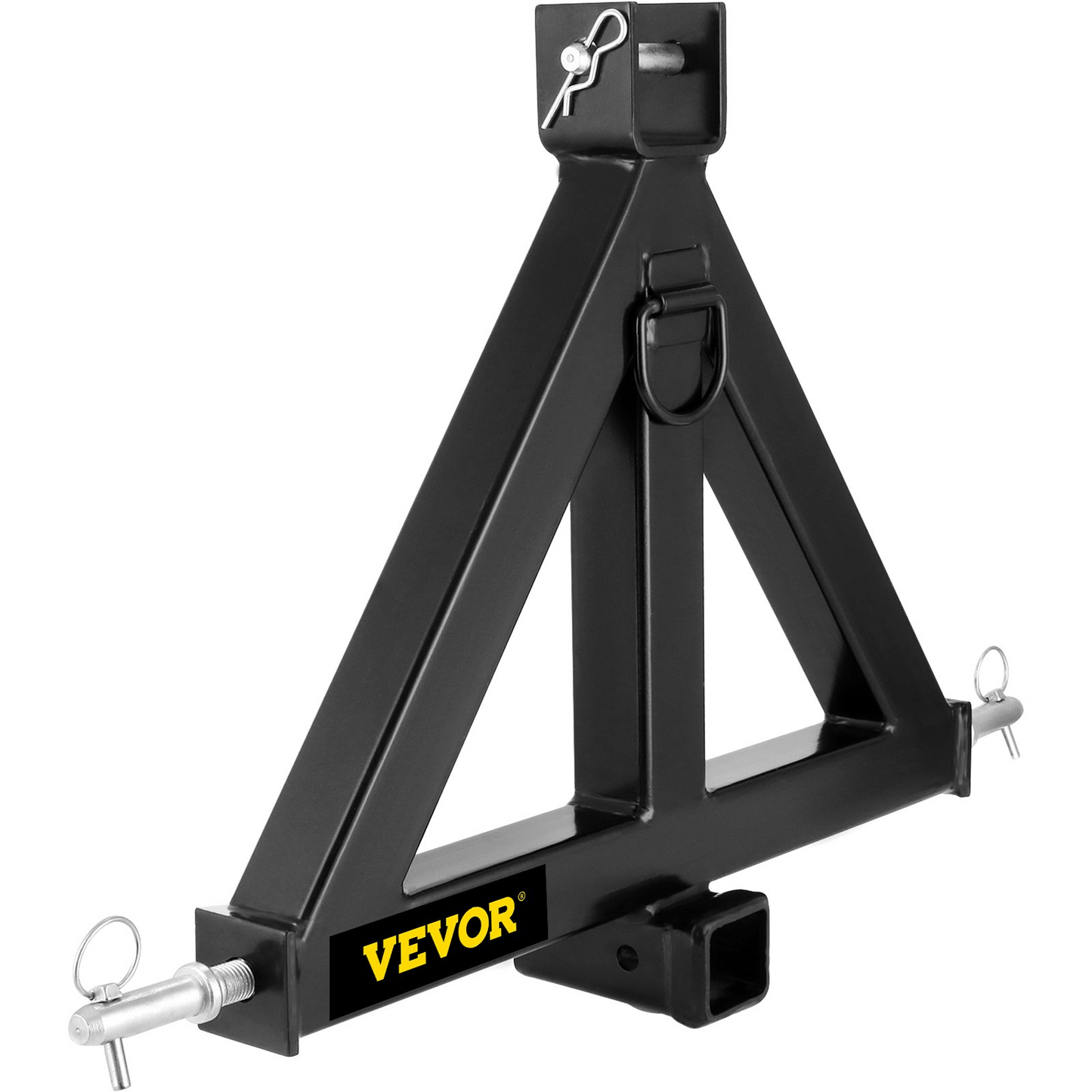 VEVOR 3 Point Trailer Hitch Heavy Duty 2In Receiver Hitch Category 1 33In Hitch Attachments Tow Hitch Drawbar Adapter Black (Heavy Duty Trailer Hitch)