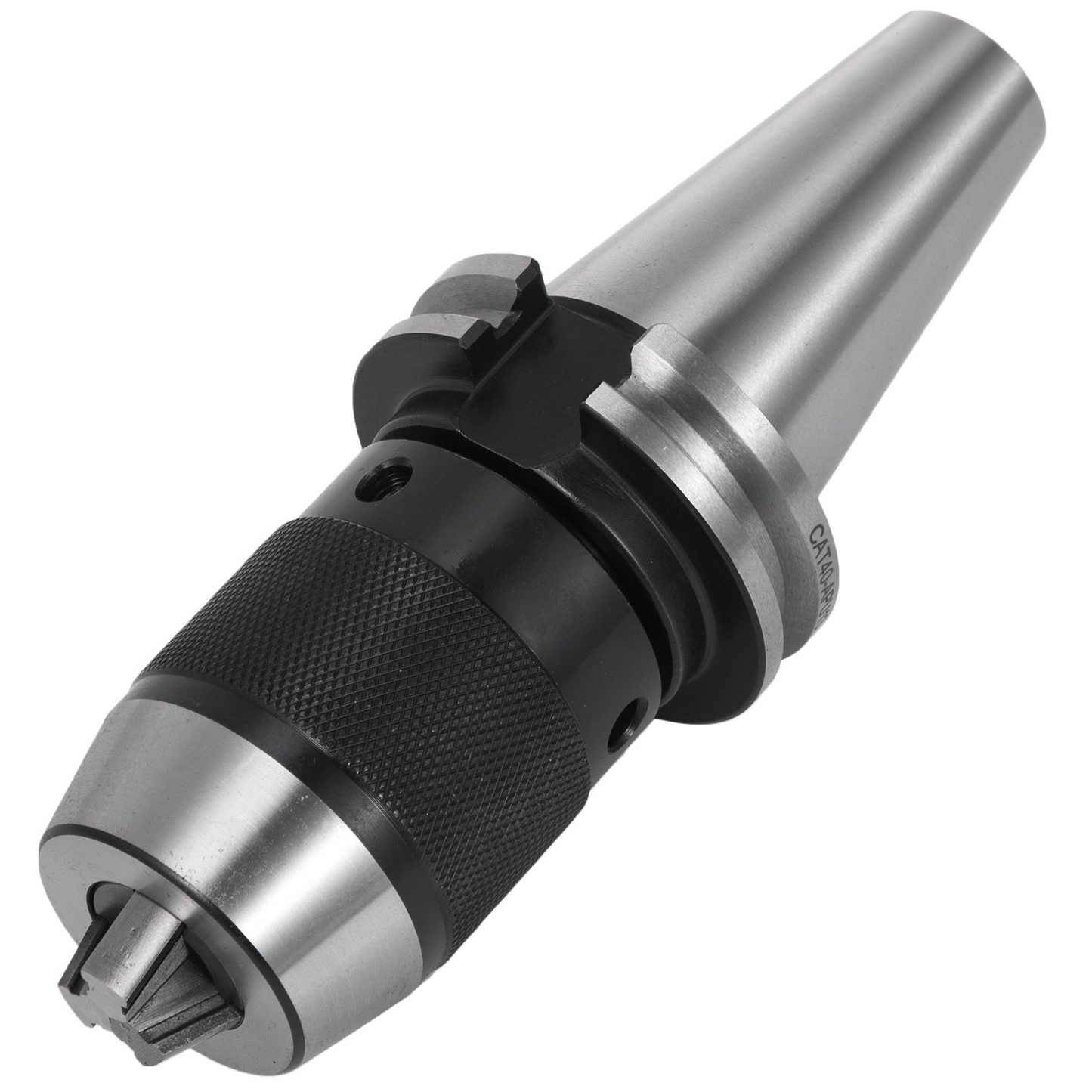 VEVOR Integrated CAT40 Collet Chuck Keyless Drill Chuck 1/2 inch for CAT40 CNC Engraving Machine & Milling Lathe Tool (CAT40)