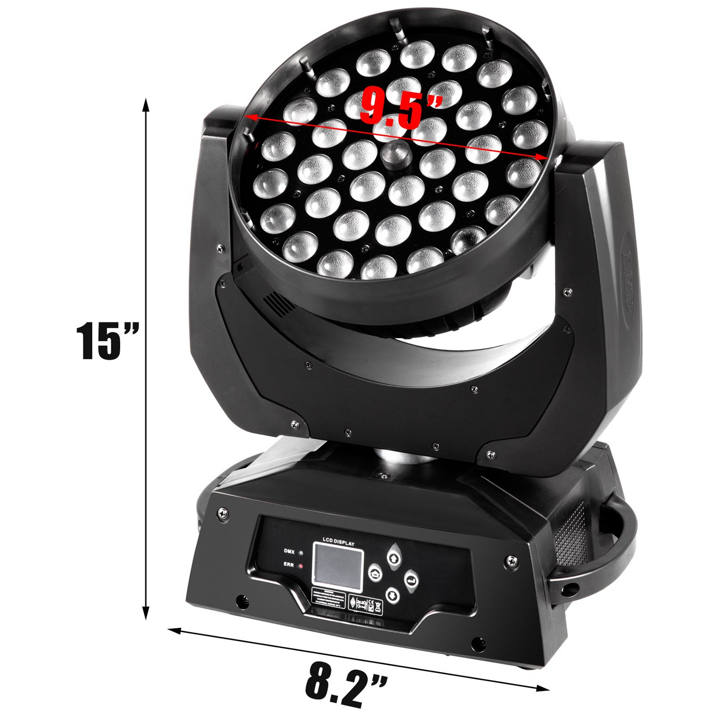 36 X 10w Rgbw (4in1) Led Zoom Moving Head 360w Wash Stage Light Dmx 13ch