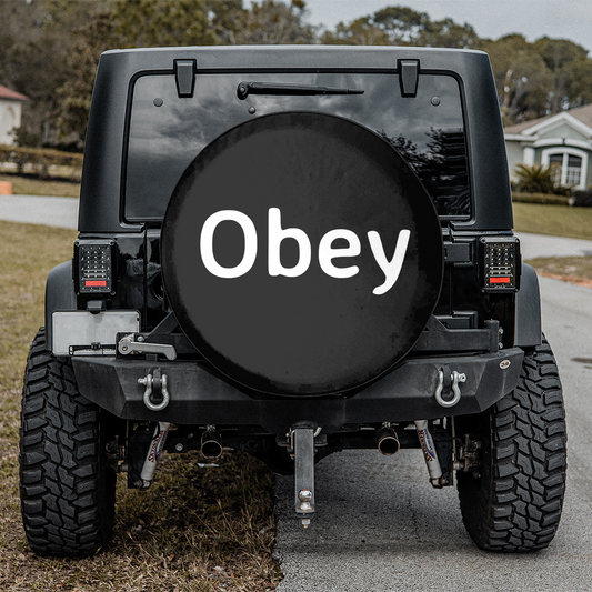 Car Tire Cover Without Camera Hole - Obey