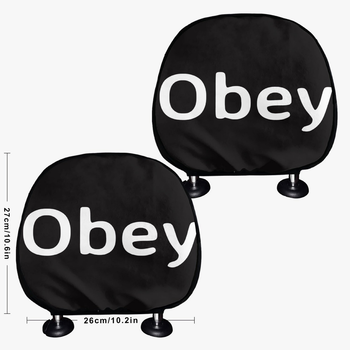 Car Headrest Covers - 2Pcs - Obey