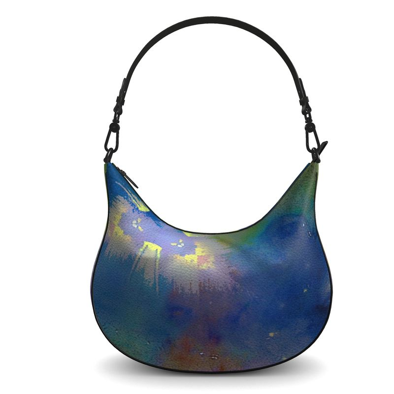 Curve Hobo Bag - Designer Shoulder Bag Full-Grain Nappa Leather