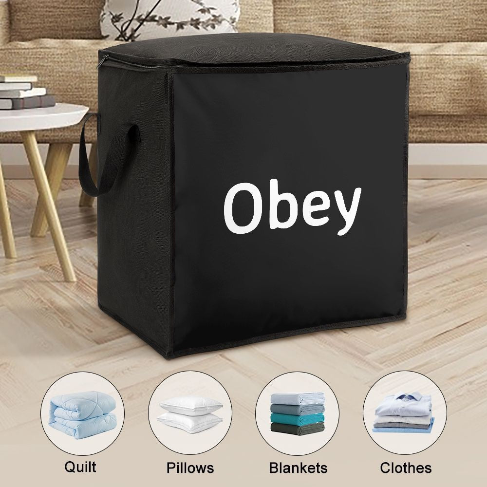 Quilts Storage Bag with Zipper - Obey