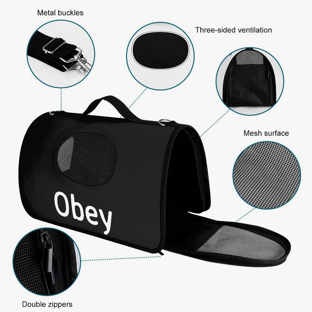 Pet Carrier Bag - Obey - Convenient and Comfortable Pet Transportation