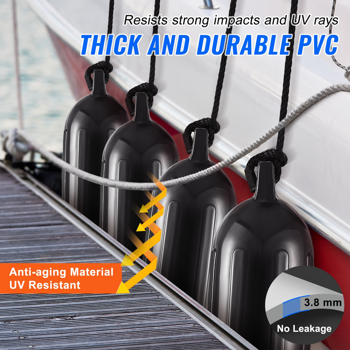 VEVOR Boat Fenders - Protect Your Boat During Docking