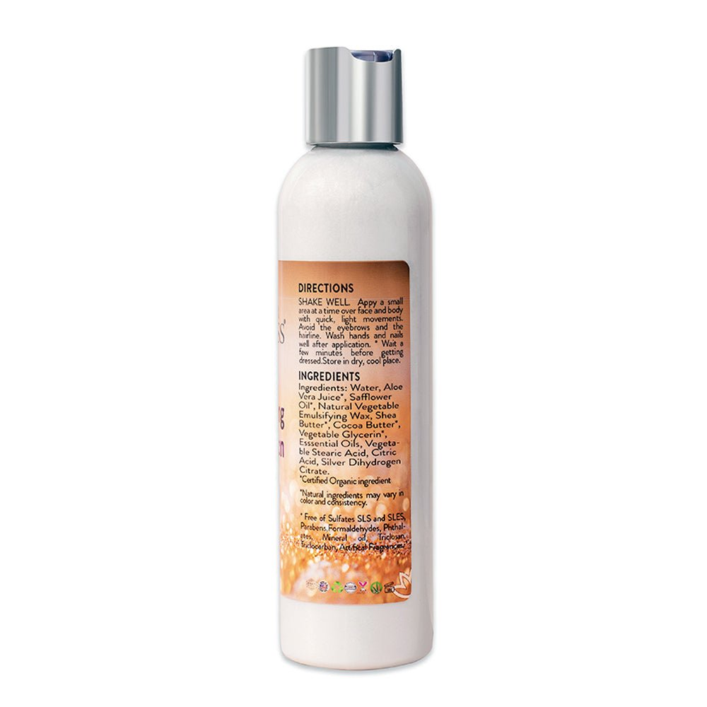 Organic Diamond Shimmer Body Lotion - Sparkle For All Skin Types - fashion finesse accessories