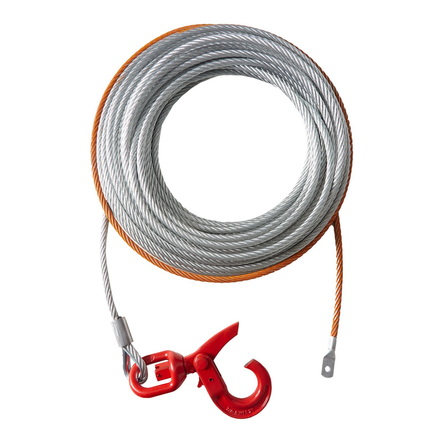 VEVOR Galvanized Steel Winch Cable, 3/8 Inch x 50 Feet, 15,200 lbs Breaking Strength