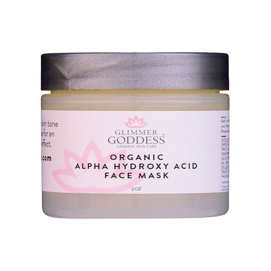 Renewing Organic Face Mask For Glowing Skin - Alpha Hydroxy Acid