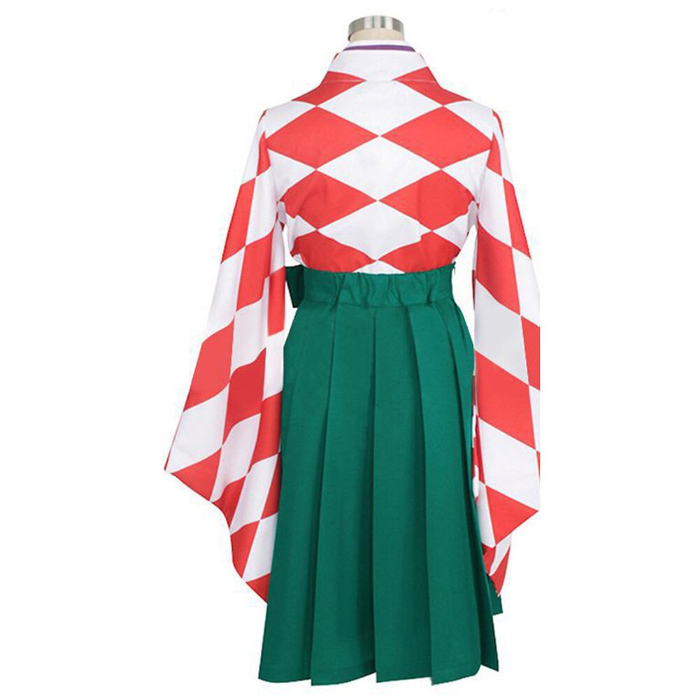 ZOMBIE LAND SAGA Yugiri Cosplay Costume Kimono Outfit Dress Halloween Carnival Suit