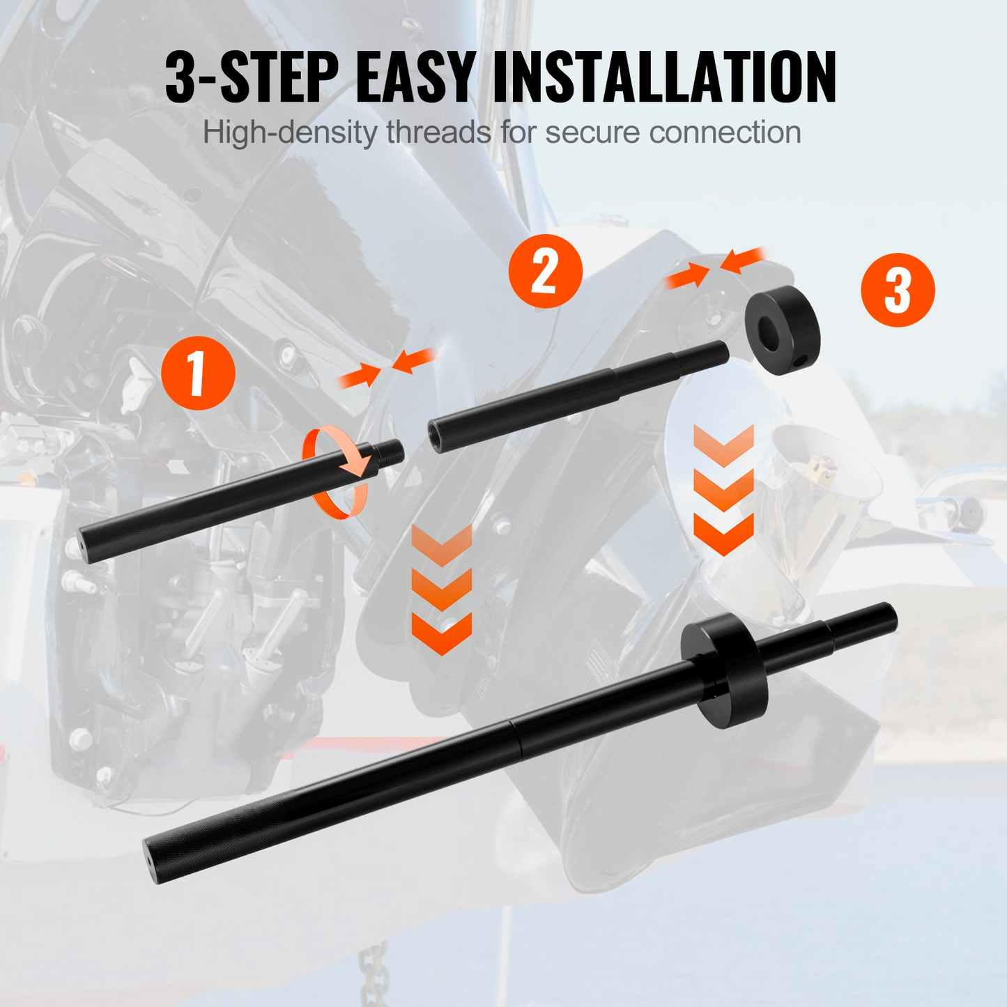 VEVOR Gimbal Bearing Alignment and Install Kit, Heavy Duty Engine Alignment Tools Set Fits for Mercruiser Alpha, Alpha 1, MR, Bravo, OMC, Cobra, and Volvo