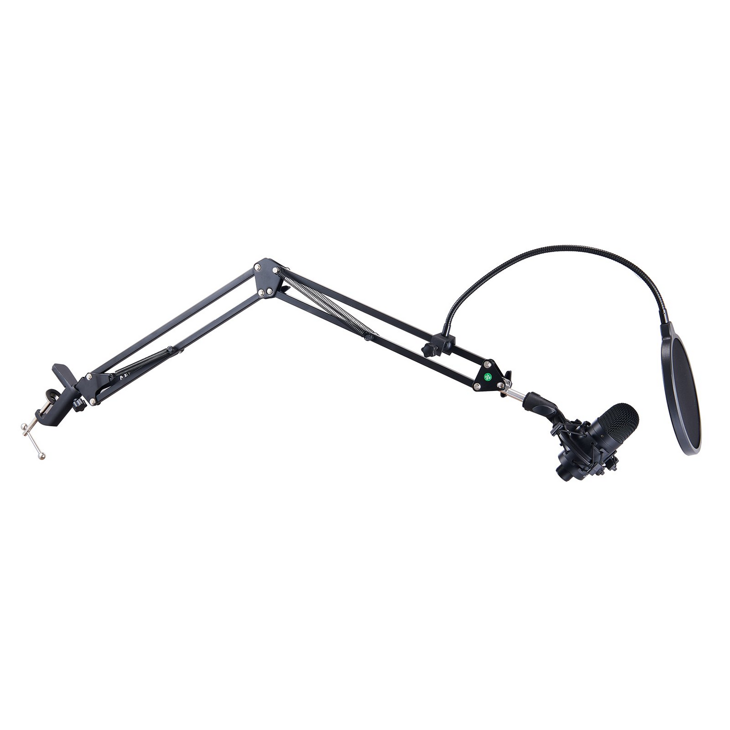 VEVOR USB Microphone Kit - Professional Condenser Microphone with Boom Arm Stand, Pop Filter, Shock Mount, and More