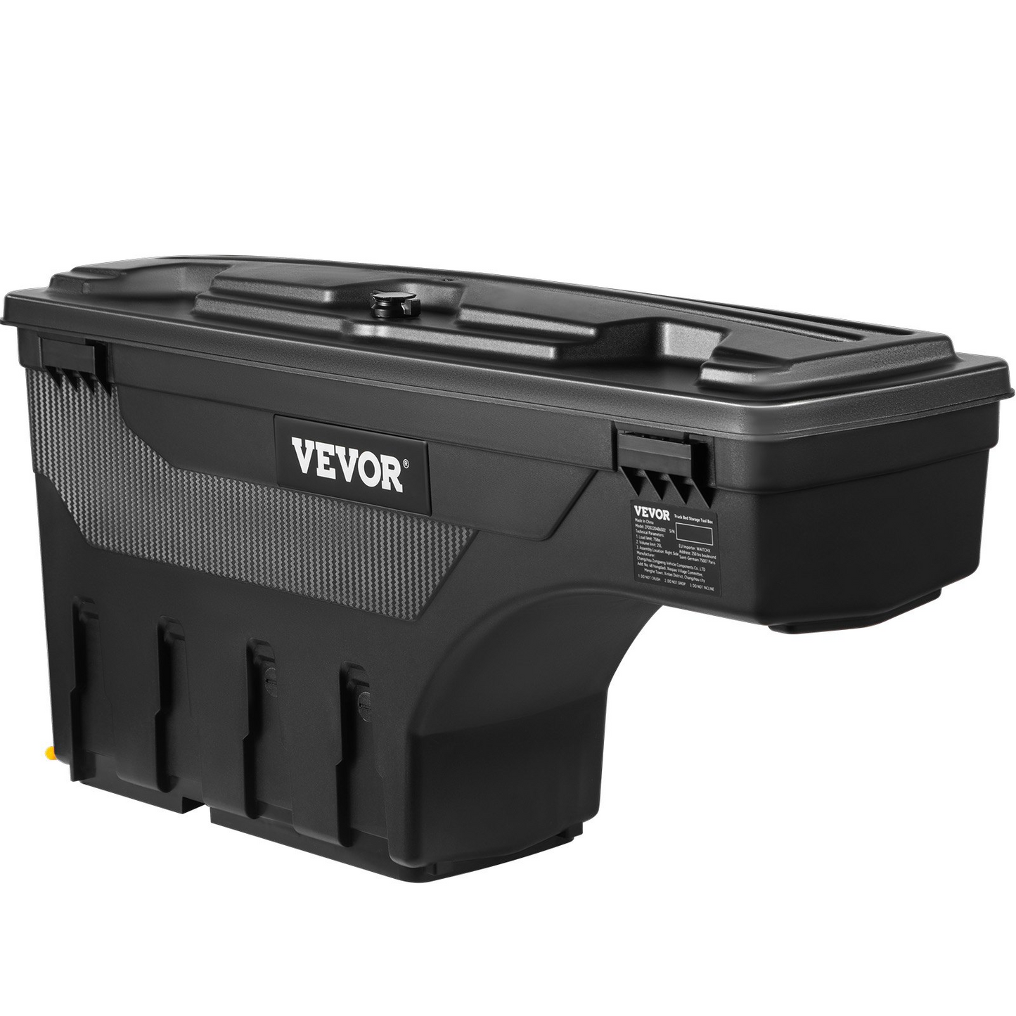 VEVOR Truck Bed Storage Box, Lockable Swing Case with Password Padlock