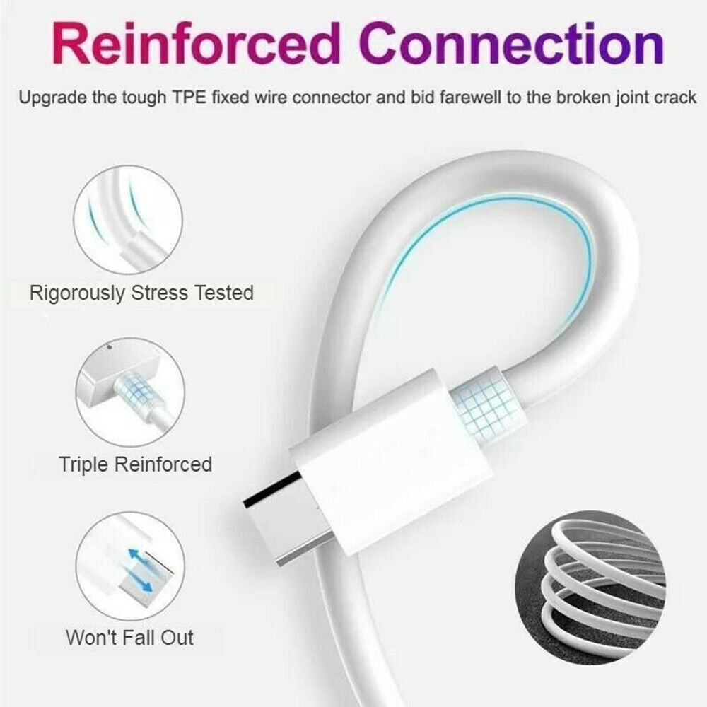 Type-C to Type-C Fast Charger Cable - High-Speed Charging and Data Transmission