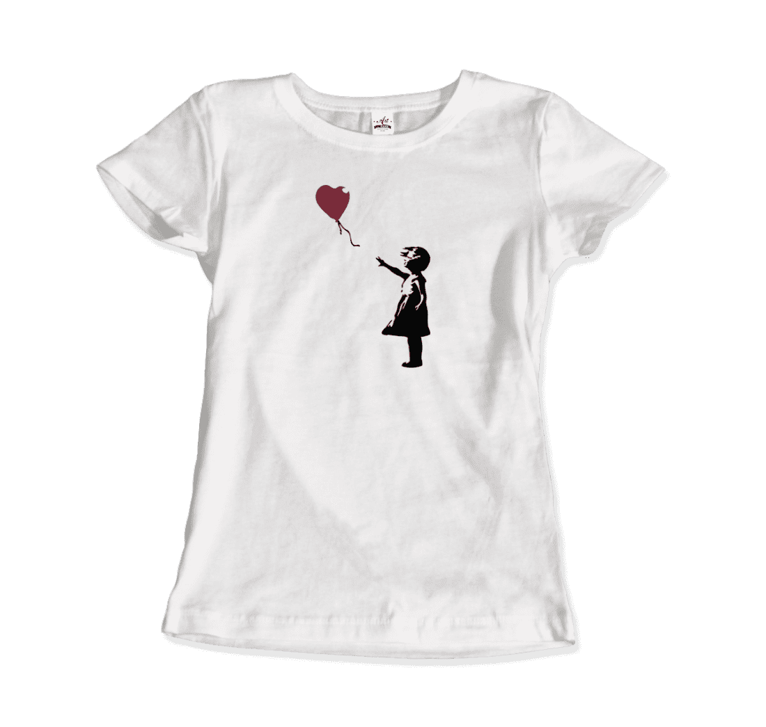 Banksy The Girl with a Red Balloon Artwork T-Shirt