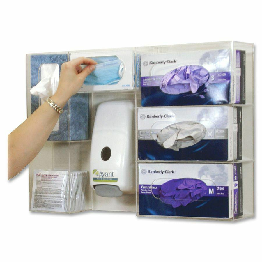 Cottage Deluxe Professional Protection Station - 16.7" Height x 23.8" Width x 4.8" Depth - Clear - Acrylic - 1 Each