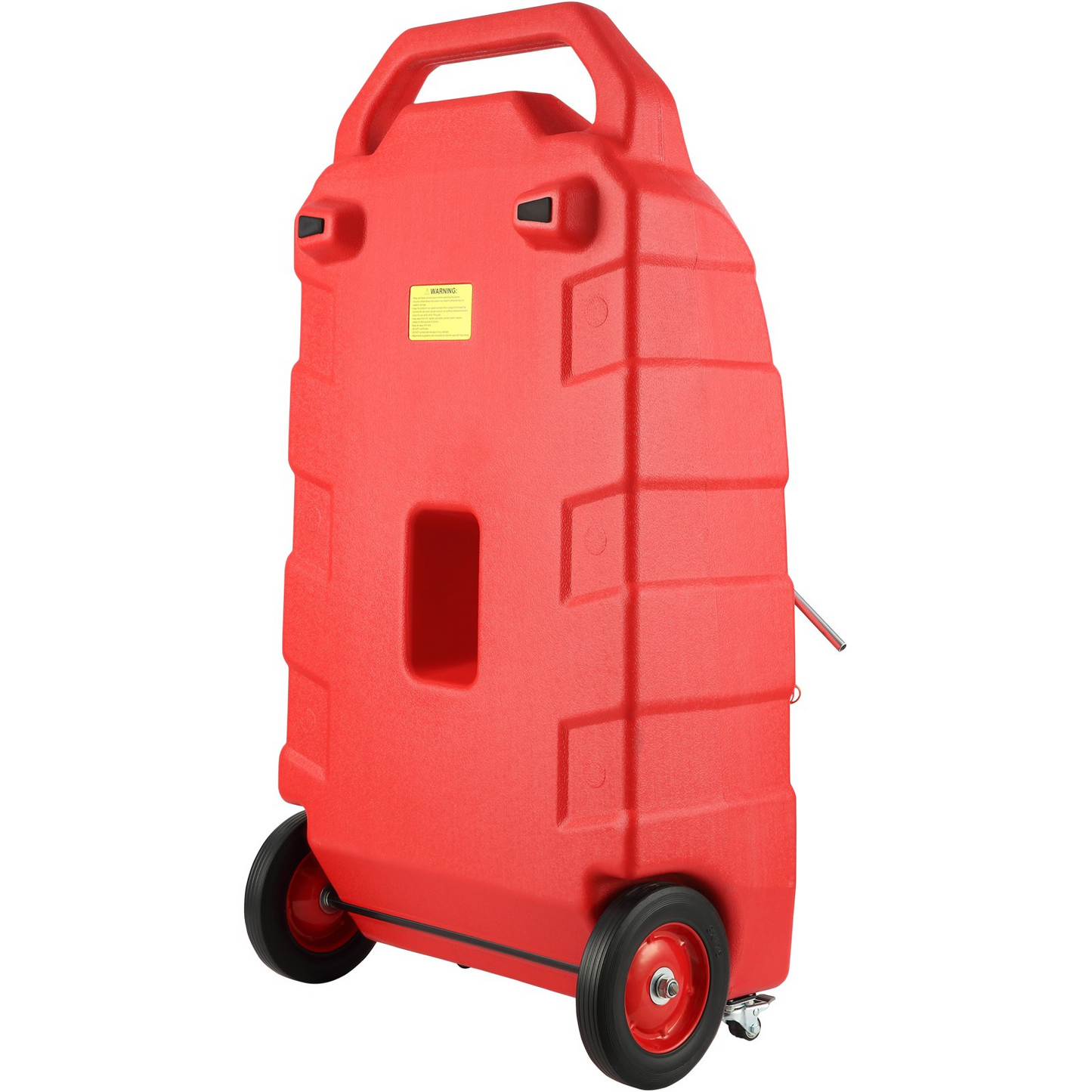 VEVOR Fuel Caddy, 32 Gallon, Portable Fuel Storage Tank On-Wheels with 12V DC Transfer Pump