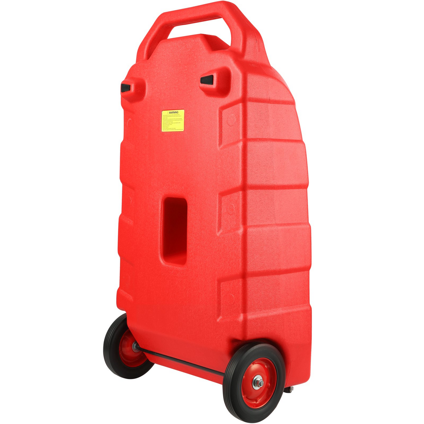 VEVOR Fuel Caddy, 32 Gallon, Portable Fuel Storage Tank On-Wheels, Red