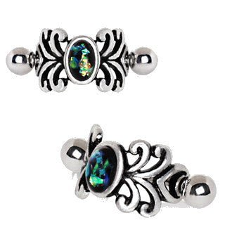 316L Stainless Steel Medieval Design Vine Cartilage Cuff Earring