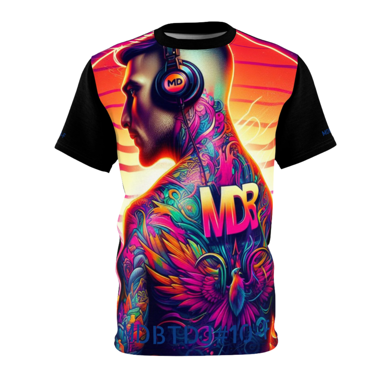 MDBTDJ#10-F Premium Unisex Tee Shirt - Tattooed DJ's Limited Edition