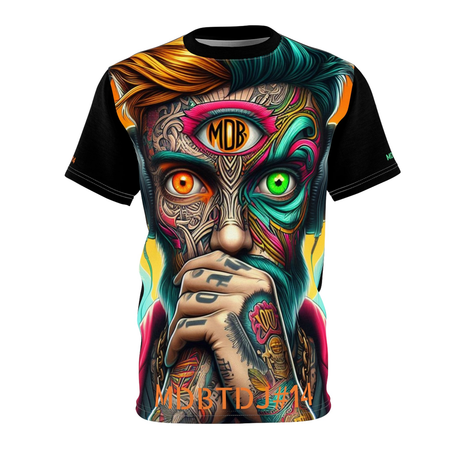 MDBTDJ#14 Premium Unisex Tee Shirt - Tattooed DJ's Limited Edition - Stylish & Breathable