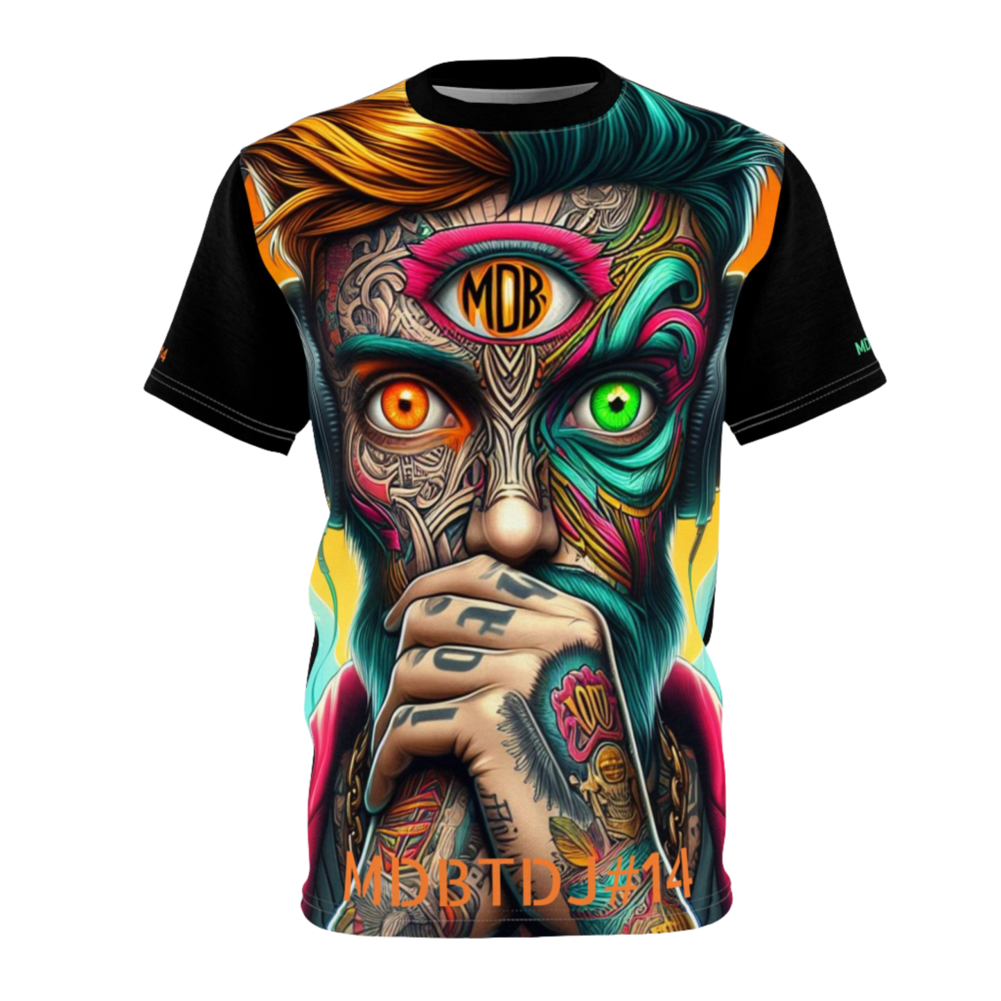 MDBTDJ#14 Premium Unisex Tee Shirt - Tattooed DJ's Limited Edition - Stylish & Breathable