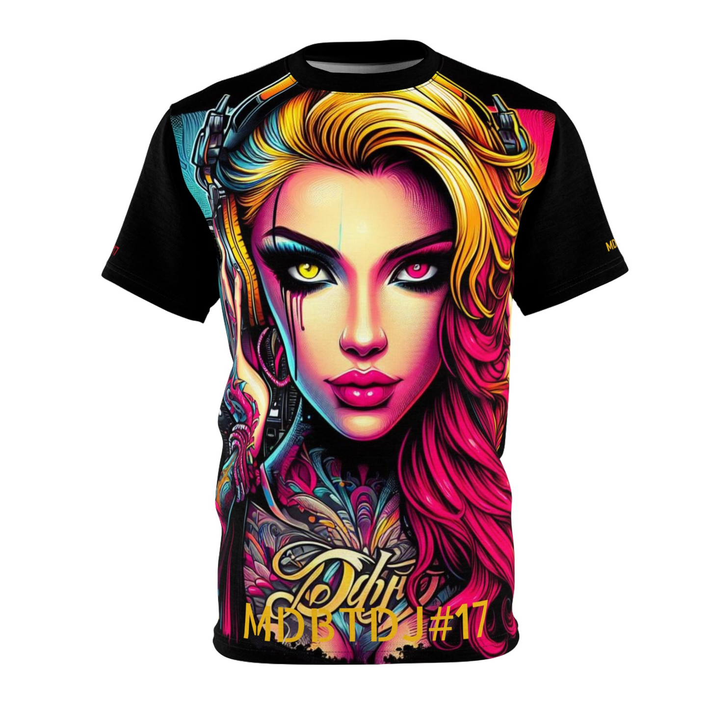 MDBTDJ#17 Premium Art Tee Shirt - Tattooed DJs Limited Edition - Unisex | Stylish & Breathable Casual Wear