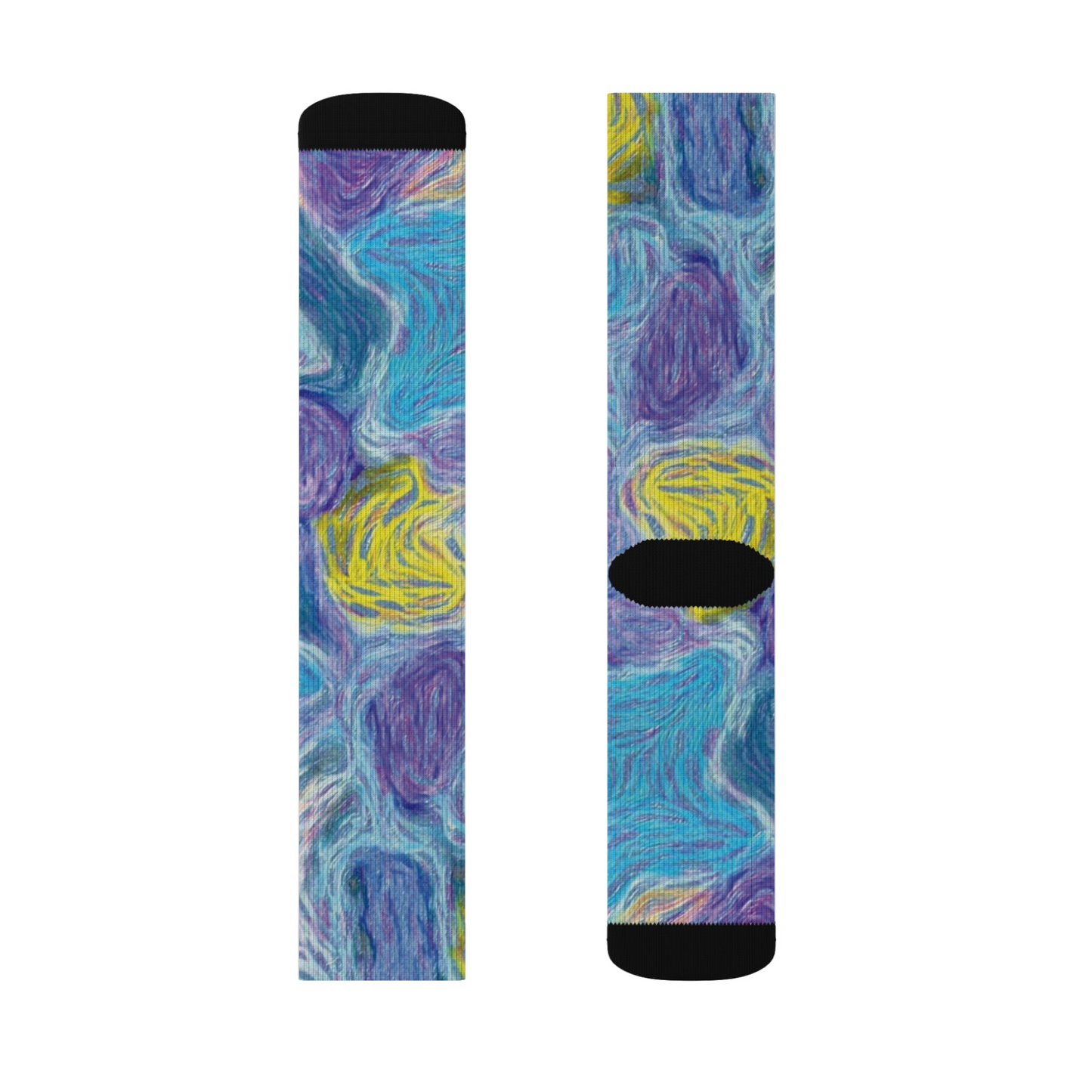 Sublimation Socks - 'Starry Night' | High-Quality, Comfortable & Stylish Socks