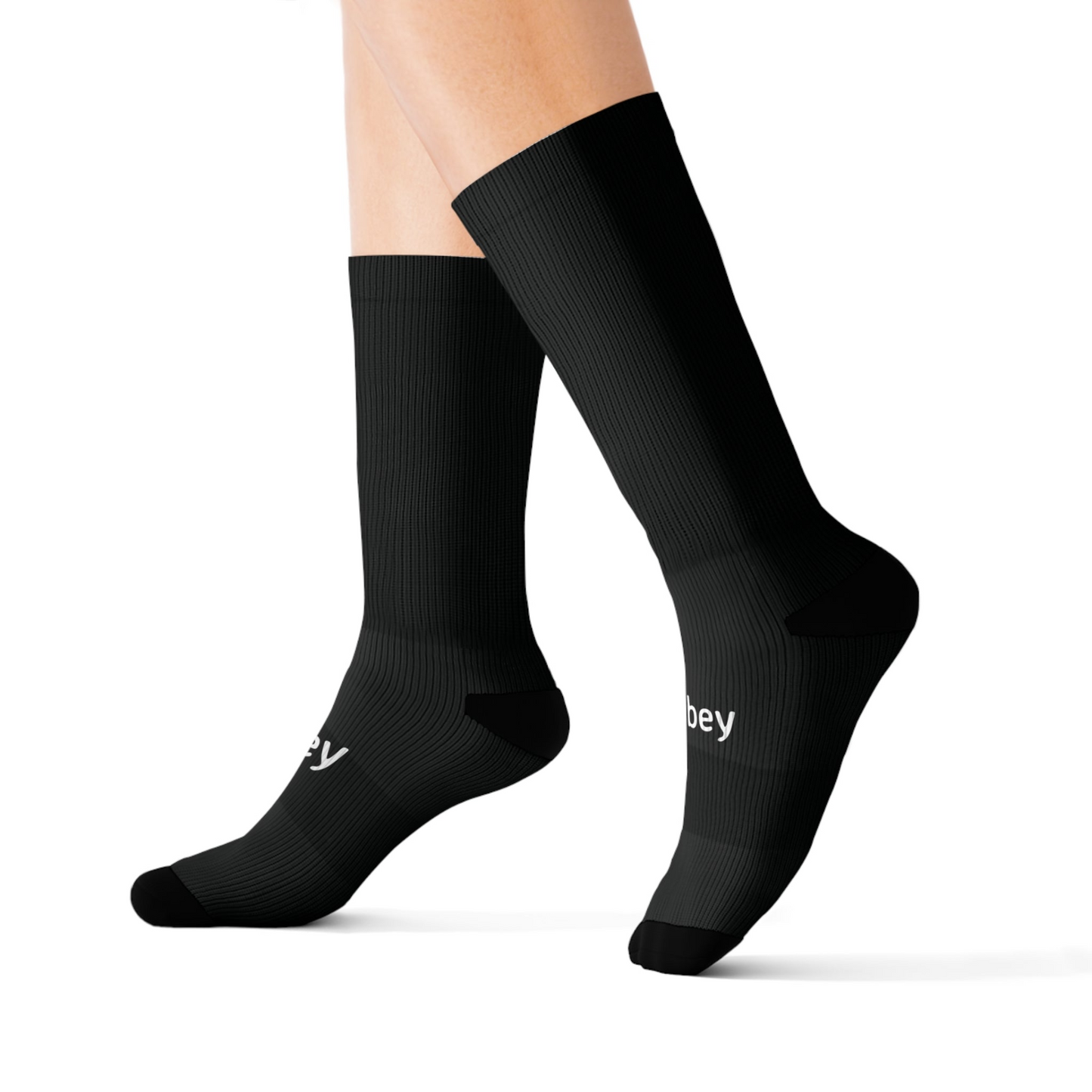 Sublimation Socks - "Obey" | Premium Comfort & Stylish Design | Unisex Fit