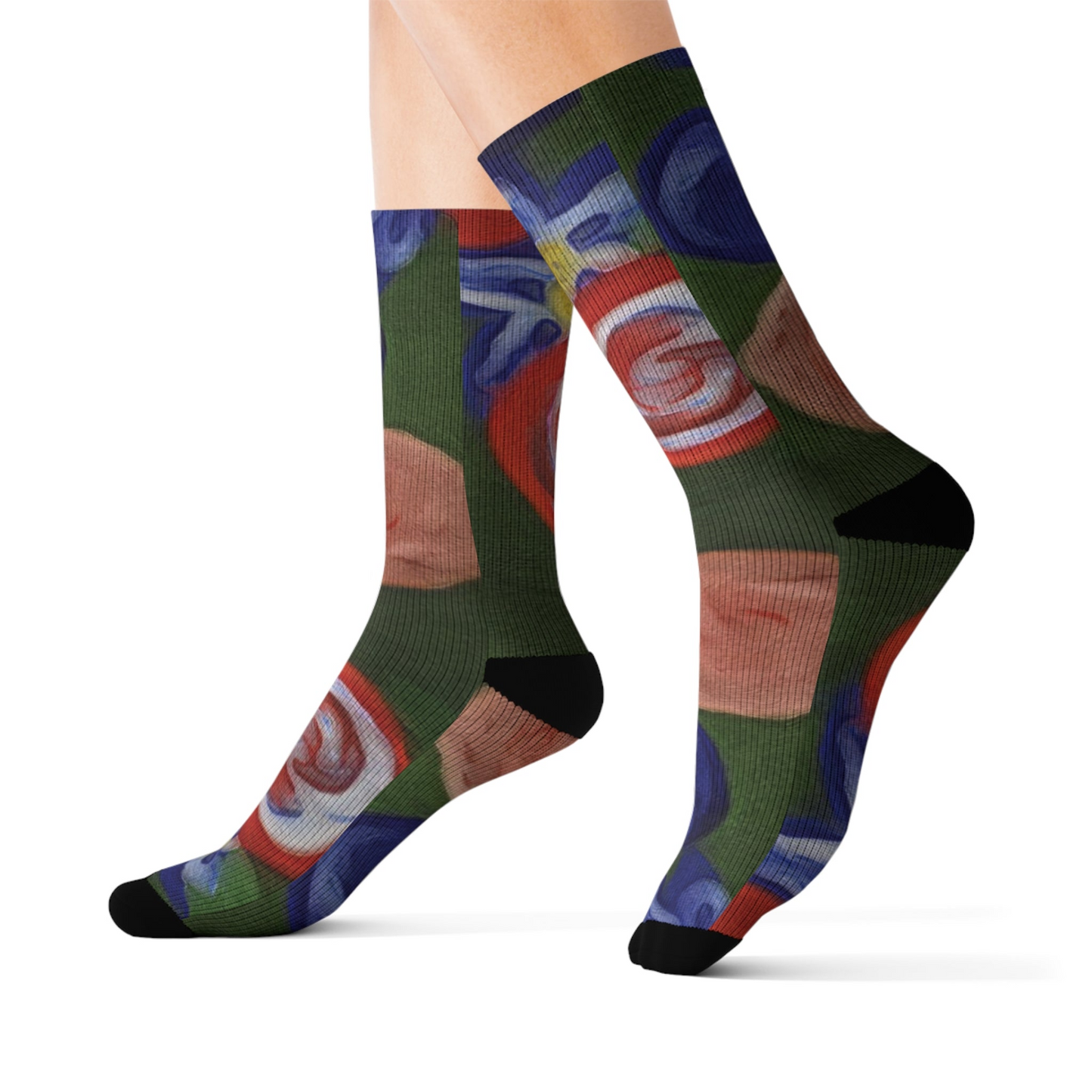 Sublimation Socks - 'Blobs' | Stylish & Comfortable Unisex Socks