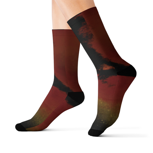 Sublimation Socks - "The Sun" | High-Quality, Stylish & Comfortable Unisex Socks