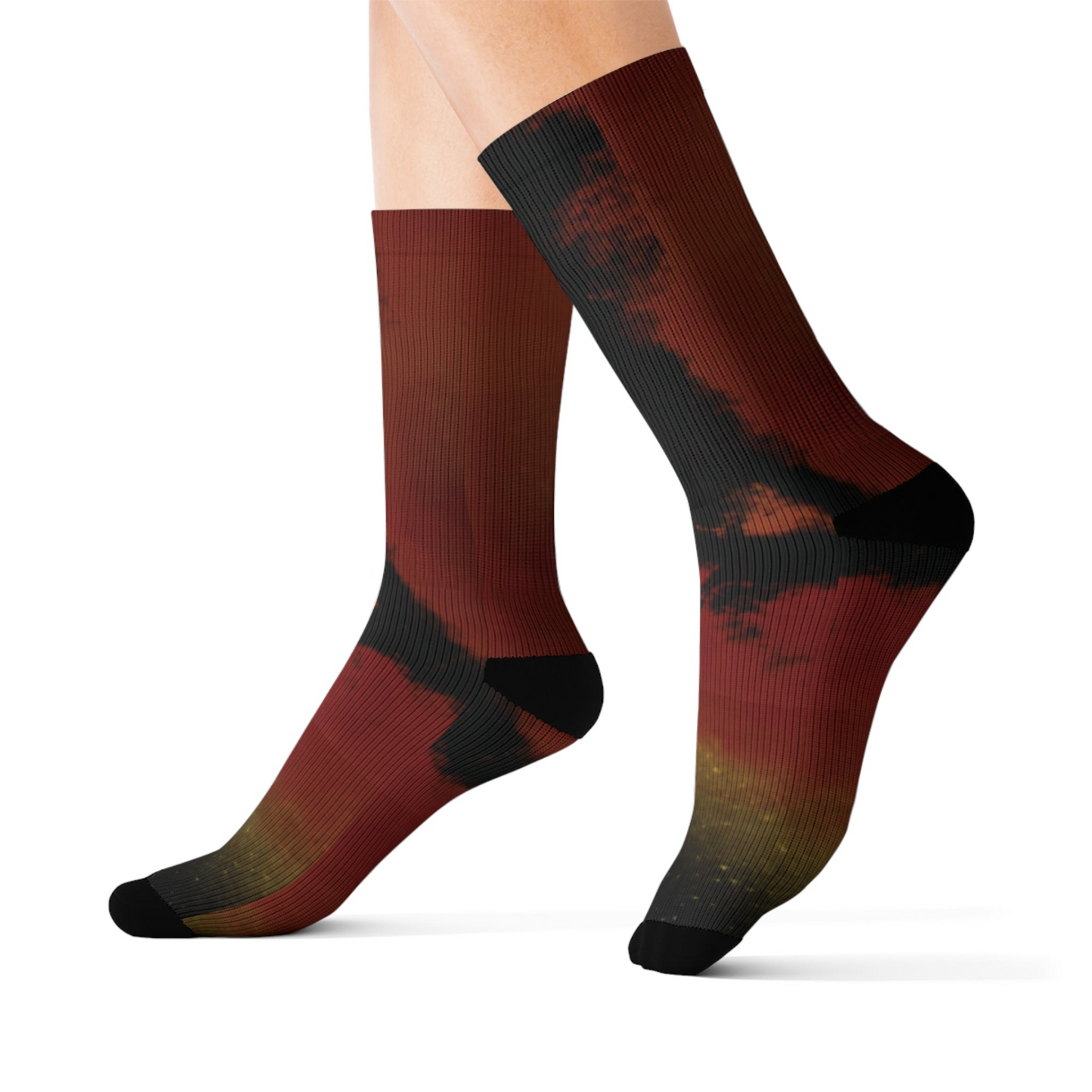 Sublimation Socks - "The Sun" | High-Quality, Stylish & Comfortable Unisex Socks