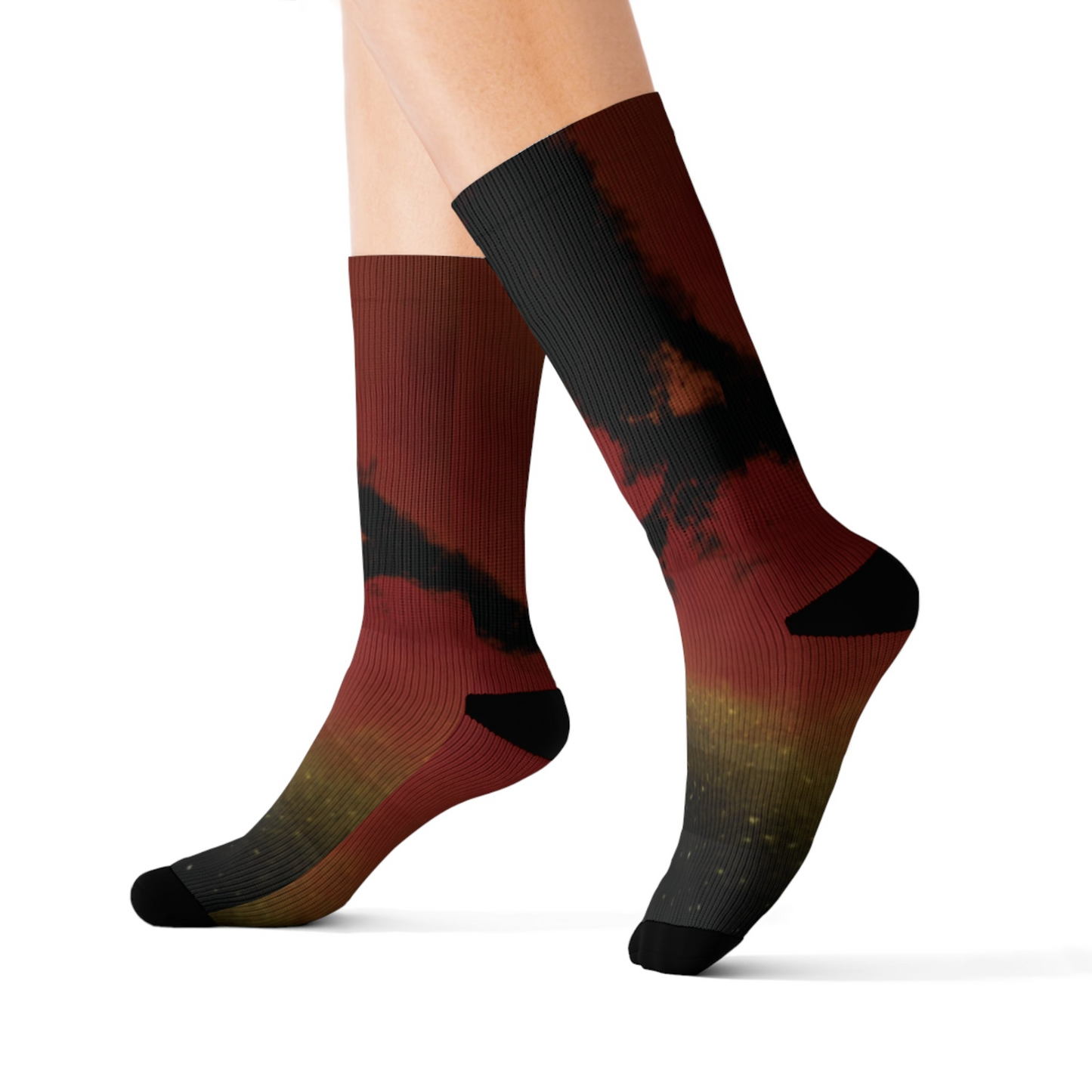 Sublimation Socks - "The Sun" | High-Quality, Stylish & Comfortable Unisex Socks