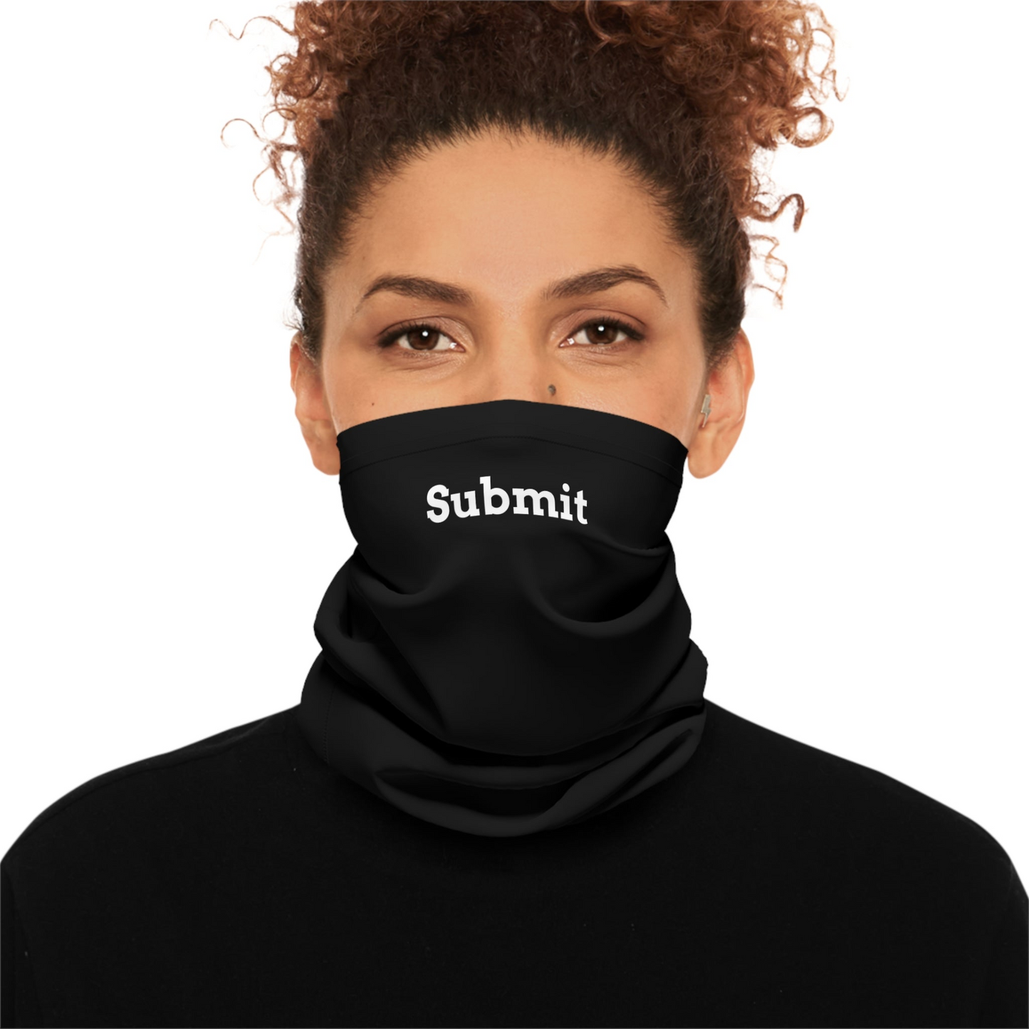 Lightweight Neck Gaiter - 'Submit' - Moisture-Wicking, UPF 50+ Sun Protection, Breathable & Comfortable