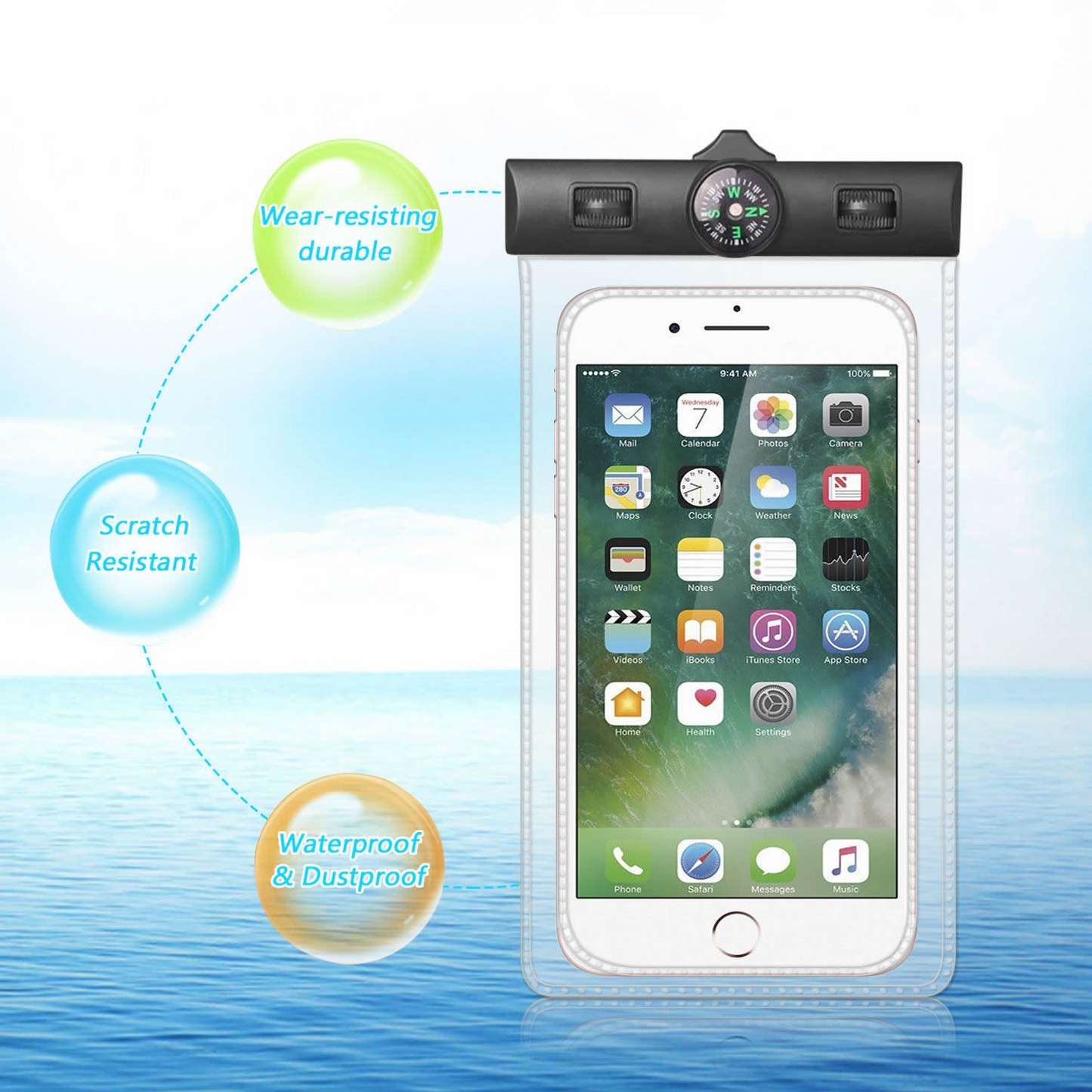 AQUA POUCH - Waterproof Pouch for your Smartphone and your Essentials - fashion finesse accessories